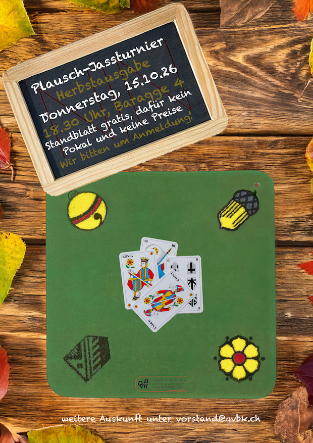 Plausch-Jassen 15. Oktober 26